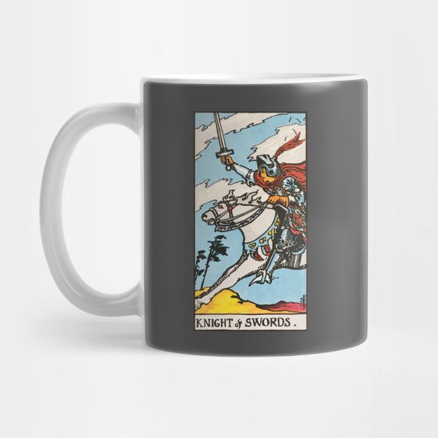 Knight of swords tarot card by Nate's World of Tees